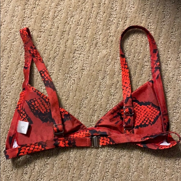 snake skin pattern bikini top - Picture 2 of 2